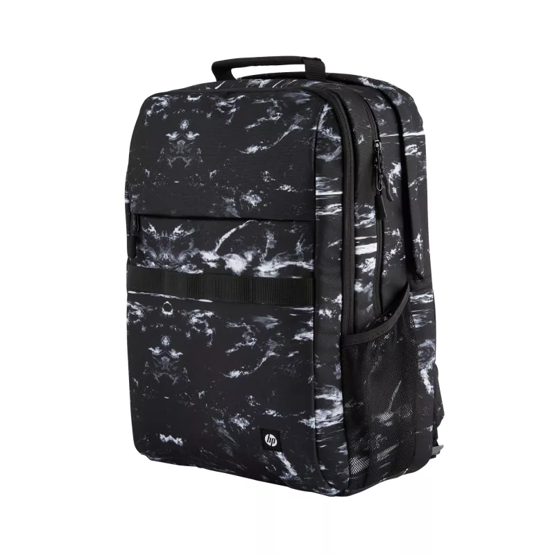 Kuprinė HP Campus XL Marble Stone Backpack Black Grey