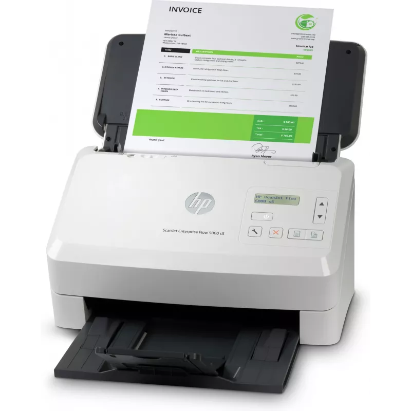 HP Scanjet Enterprise Flow 5000 s5 lakštinis skaitytuvas 600 x 600 DPI A4 baltas