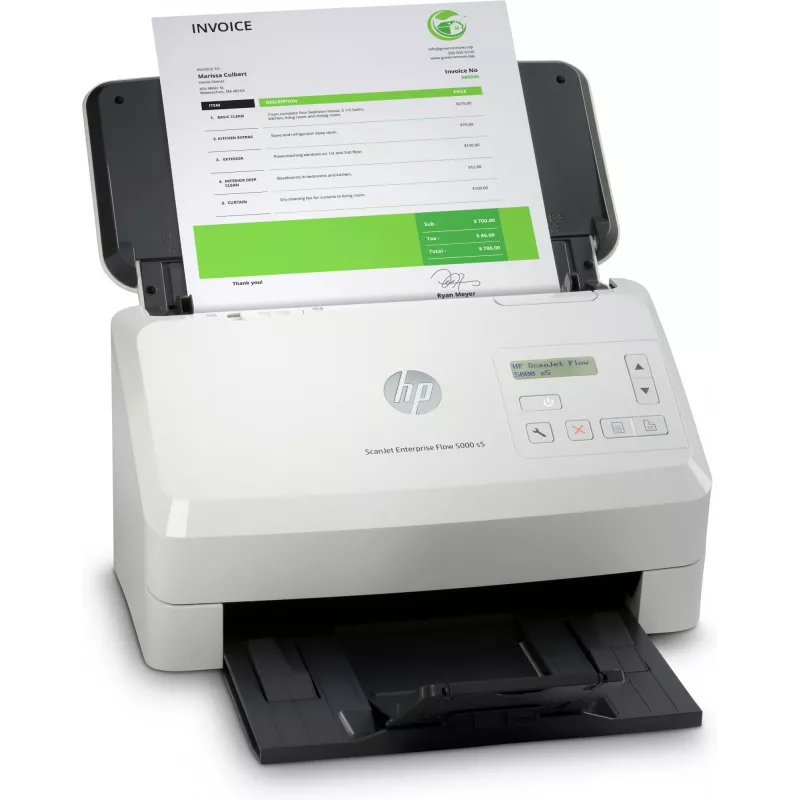 HP Scanjet Enterprise Flow 5000 s5 lakštinis skaitytuvas 600 x 600 DPI A4 baltas