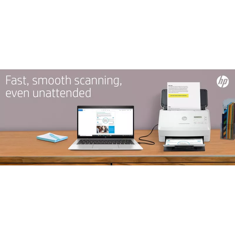 HP Scanjet Enterprise Flow 5000 s5 lakštinis skaitytuvas 600 x 600 DPI A4 baltas