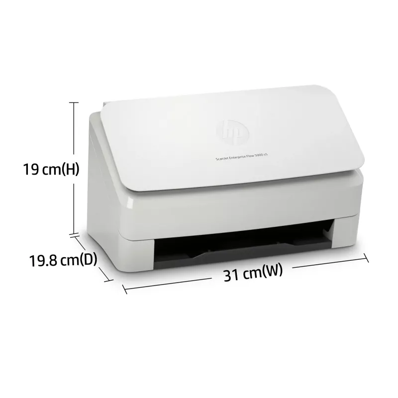 HP Scanjet Enterprise Flow 5000 s5 lakštinis skaitytuvas 600 x 600 DPI A4 baltas