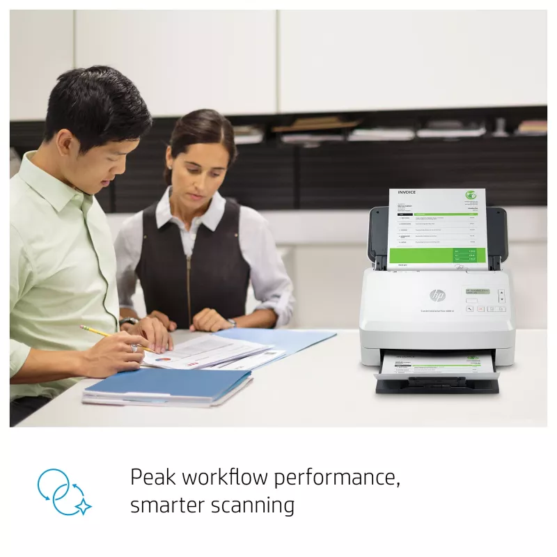 HP Scanjet Enterprise Flow 5000 s5 lakštinis skaitytuvas 600 x 600 DPI A4 baltas