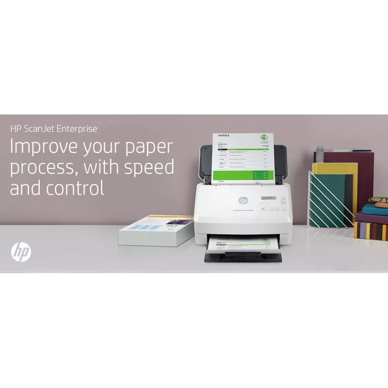 HP Scanjet Enterprise Flow 5000 s5 lakštinis skaitytuvas 600 x 600 DPI A4 baltas