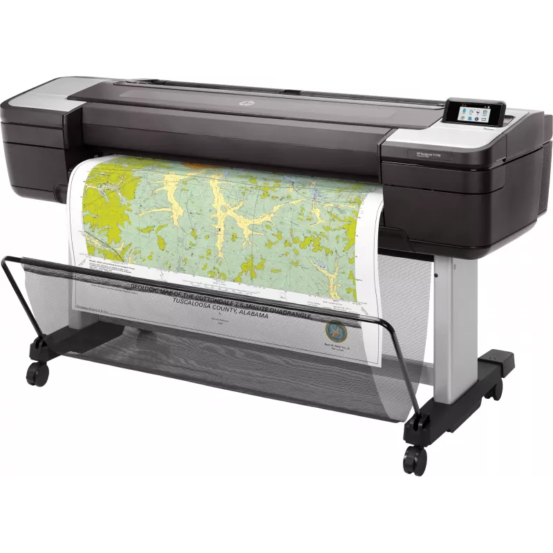 HP DesignJet T1700 W6B55A 44 colių (1118 mm) plataus formato spausdintuvas, terminis rašalinis, 2400 x 1200 dpi, Gigabit LAN, 500 GB standusis diskas