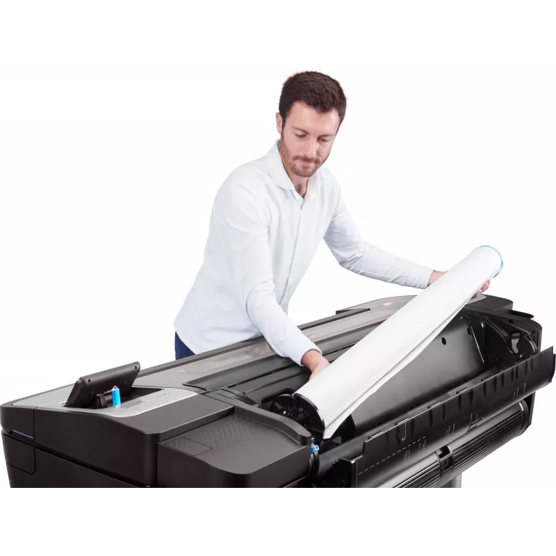 HP DesignJet T1700 W6B55A 44 colių (1118 mm) plataus formato spausdintuvas, terminis rašalinis, 2400 x 1200 dpi, Gigabit LAN, 500 GB standusis diskas