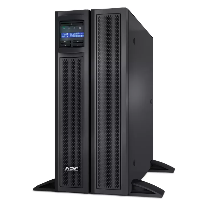APC Smart-UPS X SMX3000HVNC - 3000VA, 8x C13 + 2x C19 lizdai, USB, plečiamas veikimo laikas, mažas gylis, NMC