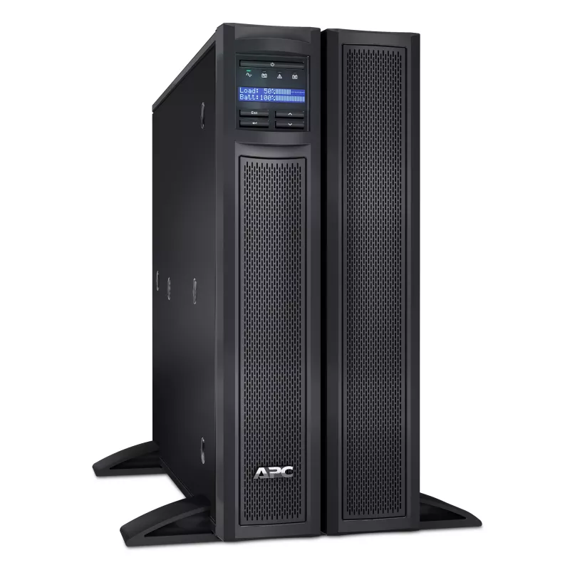 APC Smart-UPS X SMX3000HVNC - 3000VA, 8x C13 + 2x C19 lizdai, USB, plečiamas veikimo laikas, mažas gylis, NMC
