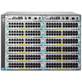 Tinklo važtuvas HP 5412R zl2 stelažinis važtuvas su 12 modulių lizdų, palaiko iki 96 10GbE arba 288 10/100/1000 prievadų (J9822A)