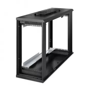APC NetShelter 6U žemo profilio sieninis stelažas 230V serverio gylio