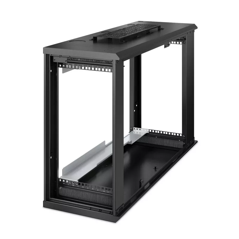 APC NetShelter 6U žemo profilio sieninis stelažas 230V serverio gylio
