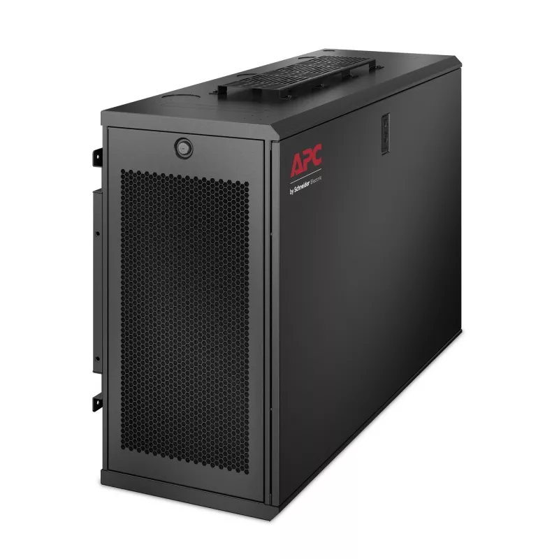 APC NetShelter 6U žemo profilio sieninis stelažas 230V serverio gylio