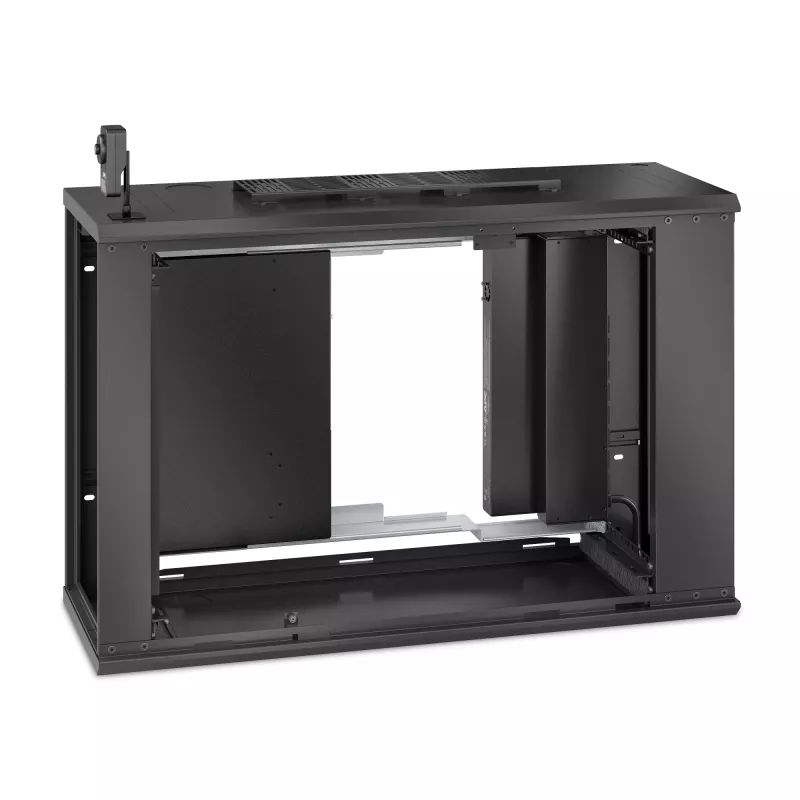 APC NetShelter 6U žemo profilio sieninis stelažas 230V serverio gylio