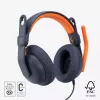 Ausinės Logitech Zone Learn, ant ausų, 3.5 mm AUX