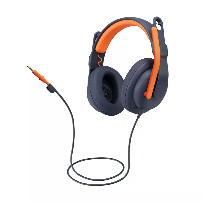 Ausinės Logitech Zone Learn, ant ausų, 3.5 mm AUX