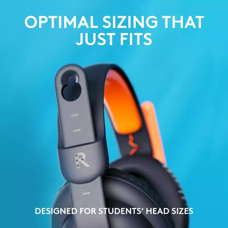 Ausinės Logitech Zone Learn, ant ausų, 3.5 mm AUX