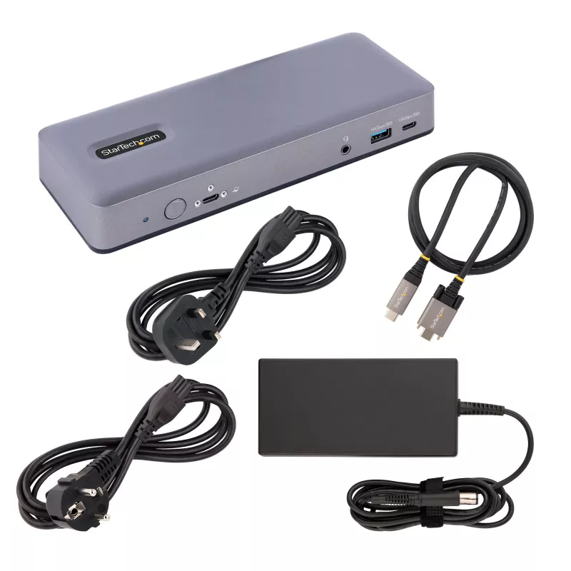 StarTech.com DK31C3MNCRUE USB-C dokavimo stotelė / prievadų replikatorius, laidinis, USB 3.2 Gen 2 (3.1 Gen 2) Type-C