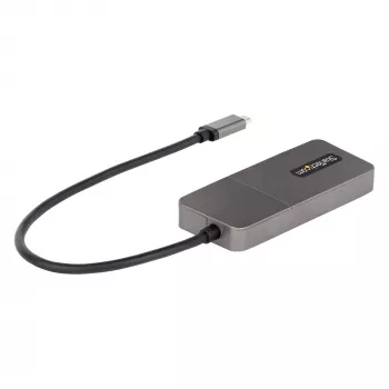 StarTech.com 3 prievadų USB-C MST centras – USB Type-C į 3x HDMI adapteris keliems monitoriams, iki 4K 60Hz su DP 1.4 Alt Mode ir DSC, HDR, 30 cm kabelis, tik Windows