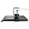 StarTech.com po stalu montuojama klaviatūros lentyna, užspaudžiama ergonomiška klaviatūros laikiklis, iki 12 kg, slankiojanti klaviatūros ir pelės dėžė su C-spaustuvais, reguliuojamo aukščio (3,9/4,7/5,5 col.)