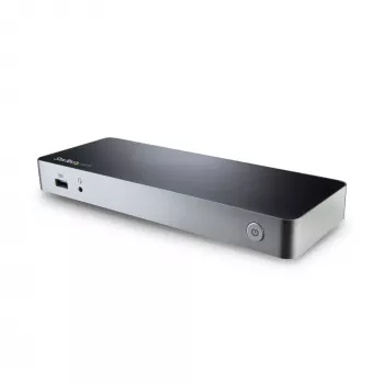 StarTech.com dviejų monitorių USB-C dokų stotis su 60W galios tiekimu, USB-C į HDMI/DVI, USB 3.1 Gen 1, suderinama su Thunderbolt 3