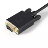 Juodas aktyvus StarTech.com DP2VGAMM3B DisplayPort–VGA kabelis, 3 pėdos (1 m), 1920x1200, fiksuojamas DP kištukas