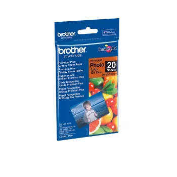 Blizgus nuotraukų popierius Brother BP-71GP20 (102x152 mm, 20 lapų, 260 g/m²)