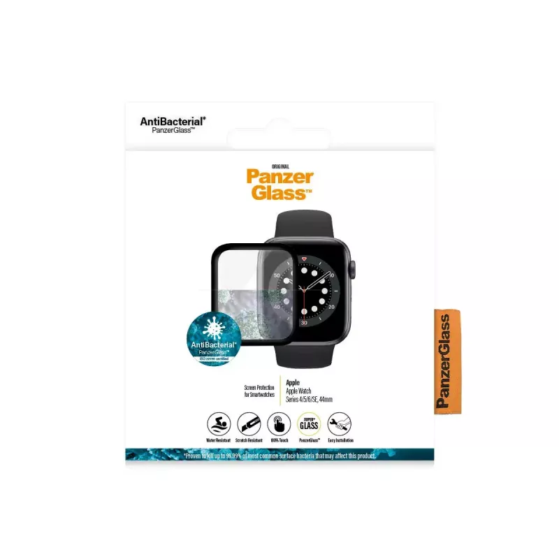 PanzerGlass ® Apple Watch Series 4 | 5 | 6 | SE 44mm apsauginis stikliukas ekranui