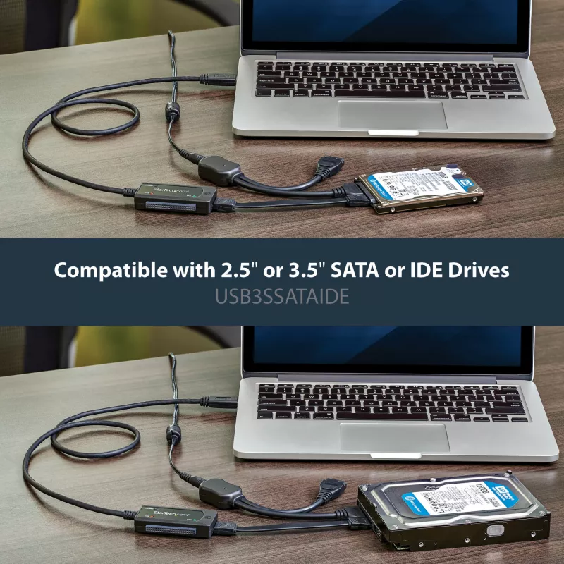 StarTech.com SATA į USB laidas - USB 3.1 (10Gbps) - UASP, juodas