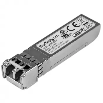 StarTech.com SFP10GSRSST suderinamas SFP+ siųstuvas - 10GBASE-SR, 10GbE, daugiamodis šviesolaidis, LC, 300 m, 850 nm, DDM