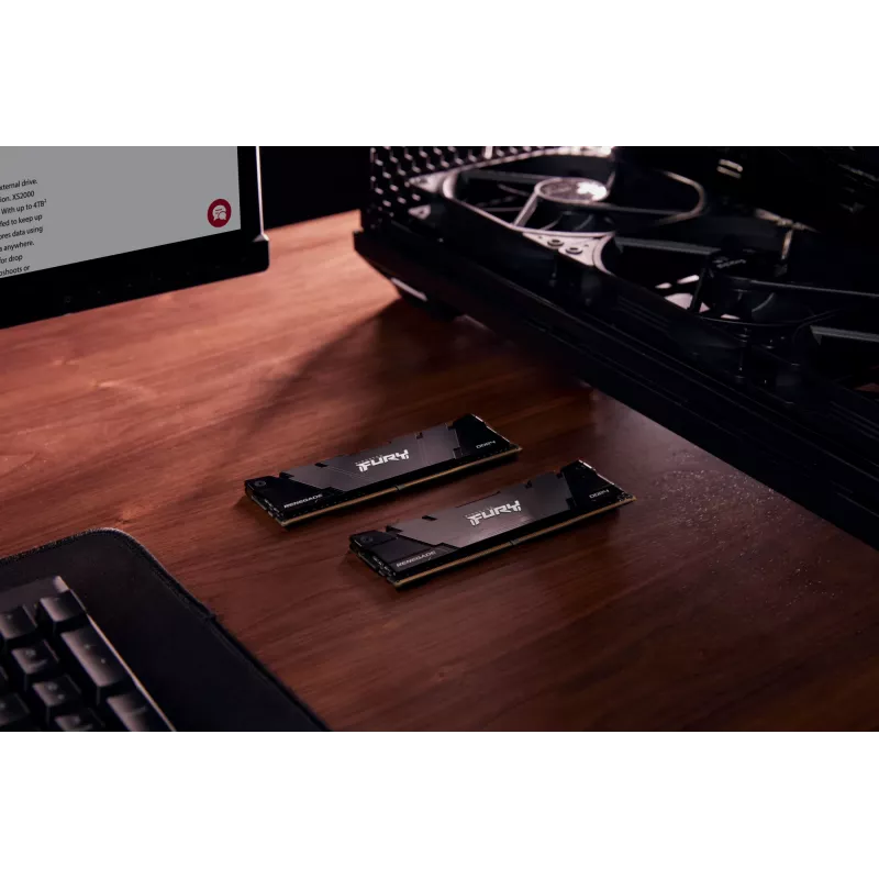 Kingston FURY Renegade 16GB (2x8GB) DDR4 4000MHz CL19 juodas