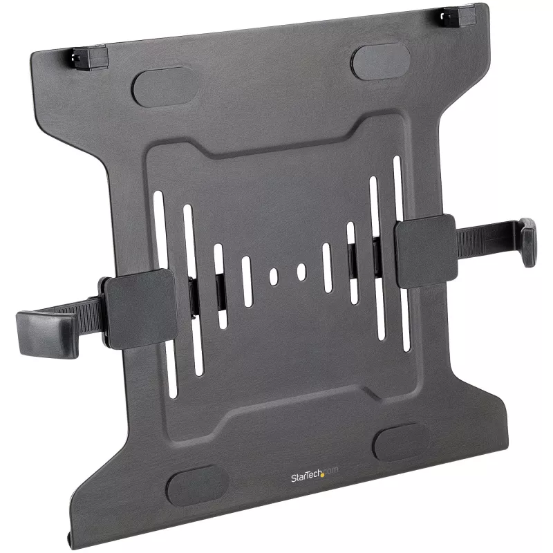 StarTech.com VESA nešiojamojo kompiuterio padėklas – reguliuojamas monitoriaus rankenos laikiklis nešiojamiesiems (4,5 kg) – 75x75 ir 100x100 VESA tvirtinimo angos – ventiliuojamas – monitoriaus stovams / laikikliams