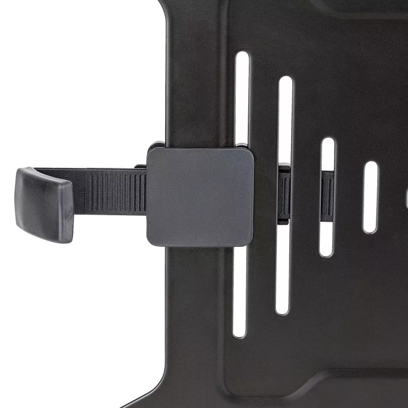 StarTech.com VESA nešiojamojo kompiuterio padėklas – reguliuojamas monitoriaus rankenos laikiklis nešiojamiesiems (4,5 kg) – 75x75 ir 100x100 VESA tvirtinimo angos – ventiliuojamas – monitoriaus stovams / laikikliams