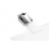 Durable Click Fold 8212-19 sulankstomas vardinis ženklelis, skaidrus PP, 75x40 mm, 10 vnt., magnetinis tvirtinimas