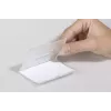 Durable Click Fold 8212-19 sulankstomas vardinis ženklelis, skaidrus PP, 75x40 mm, 10 vnt., magnetinis tvirtinimas
