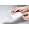 Durable Click Fold 8212-19 sulankstomas vardinis ženklelis, skaidrus PP, 75x40 mm, 10 vnt., magnetinis tvirtinimas