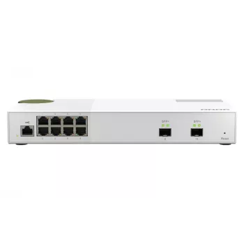 QNAP QSW-M2108-2S tinklo jungiklis, valdomas L2, 2.5GbE (100/1000/2500), pilka