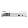 QNAP QSW-M2108-2S tinklo jungiklis, valdomas L2, 2.5GbE (100/1000/2500), pilka