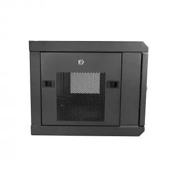 StarTech.com 2-Post 6U sieninis tinklo spintas su 1U lentyna, 19 colių sieninis serverių stovas duomenų / tinklo / AV / elektronikos / kompiuterinės įrangos išdėstymui, mažas ventiliuojamas stovo korpusas