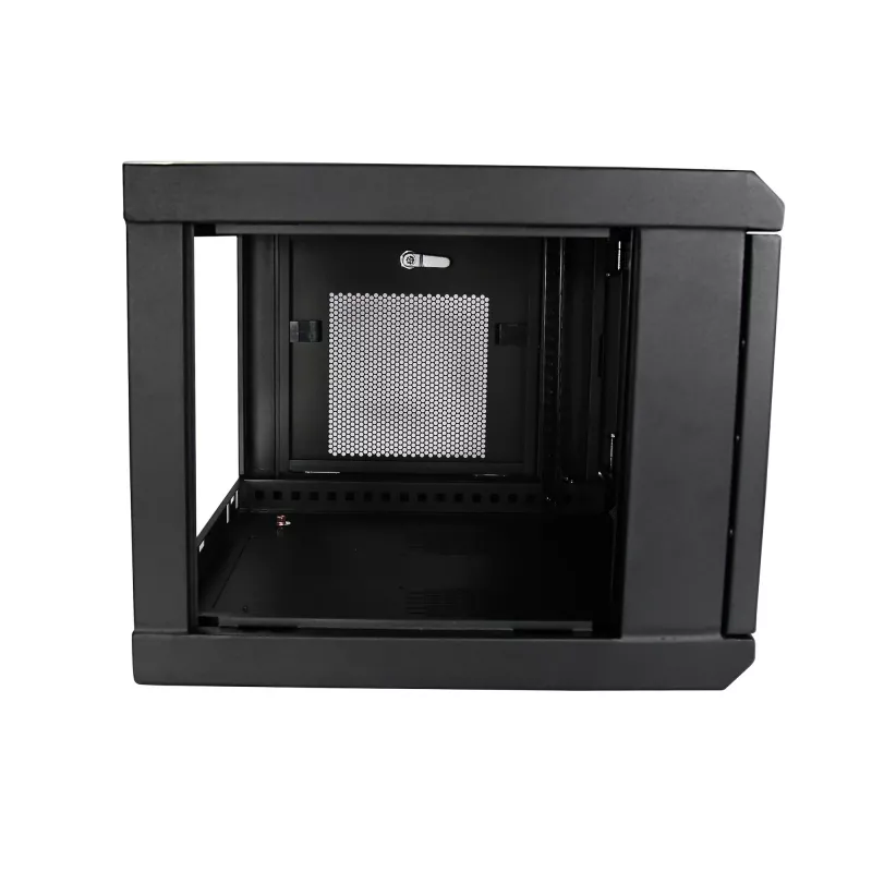 StarTech.com 2-Post 6U sieninis tinklo spintas su 1U lentyna, 19 colių sieninis serverių stovas duomenų / tinklo / AV / elektronikos / kompiuterinės įrangos išdėstymui, mažas ventiliuojamas stovo korpusas