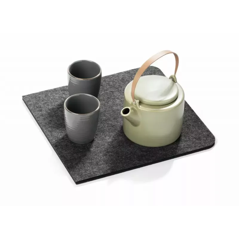 Staltiesė Durable 708158 iš PET veltinio, anglies spalvos, 700x330x4 mm