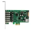 StarTech.com 7 prievadų PCI Express USB 3.0 kortelė – standartinė ir mažo profilio konstrukcija