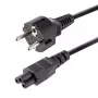 StarTech.com 3 m maitinimo laidas nešiojamam kompiuteriui, EU Schuko į C5, 2,5 A 250 V, 18 AWG