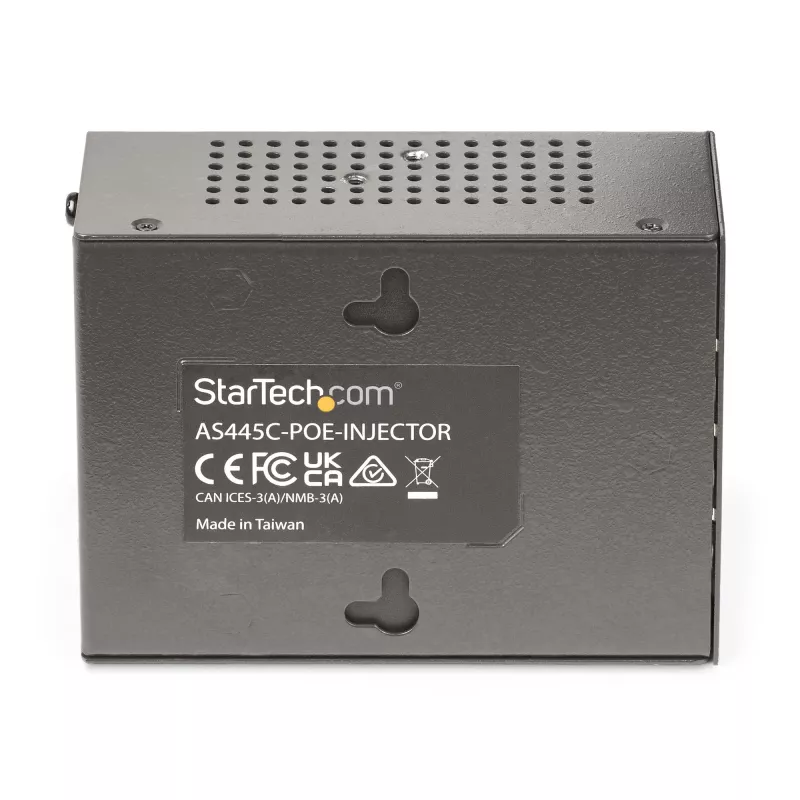 StarTech.com 4 prievadų kelių gigabitų PoE++ injektorius, 5/2,5/1G Ethernet (NBASE-T), PoE/PoE+/PoE++ (802.3af/802.3at/802.3bt), 160W galios biudžetas, montavimas ant sienos/DIN bėgio, nevaldomas