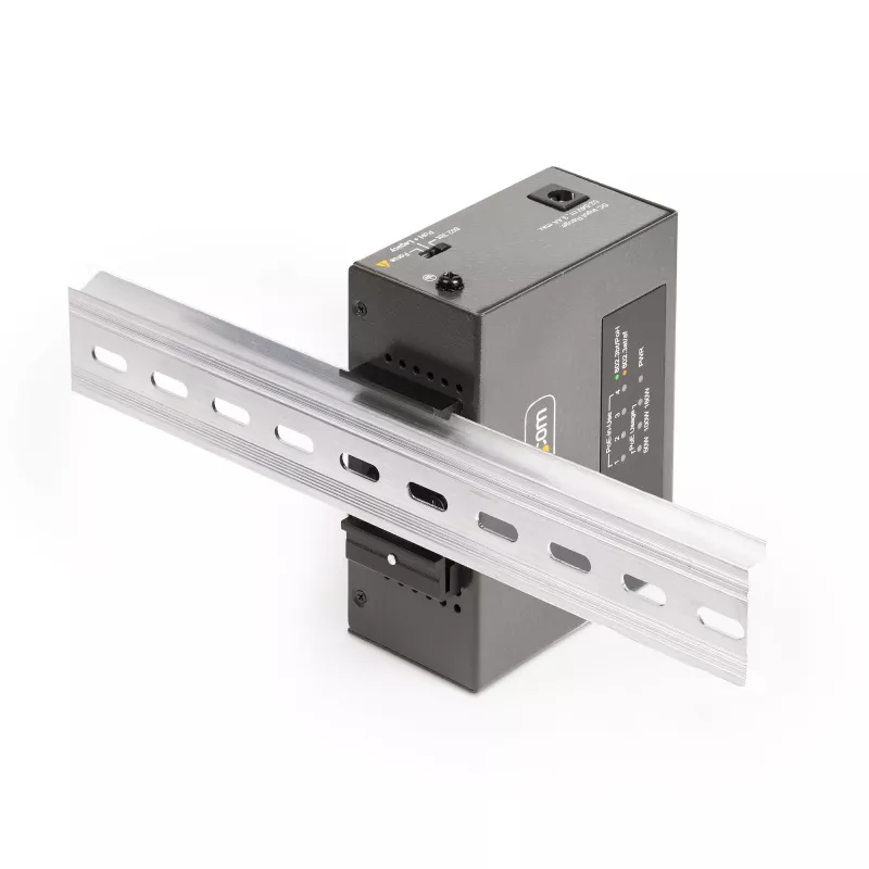 StarTech.com 4 prievadų kelių gigabitų PoE++ injektorius, 5/2,5/1G Ethernet (NBASE-T), PoE/PoE+/PoE++ (802.3af/802.3at/802.3bt), 160W galios biudžetas, montavimas ant sienos/DIN bėgio, nevaldomas