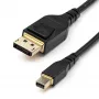 StarTech.com 1 m VESA sertifikuotas Mini DisplayPort į DisplayPort 1.4 laidas – 8K 60Hz HBR3 HDR – itin plonas (34 AWG) Ultra HD 4K 120Hz – monitoriaus/vaizdo laidas