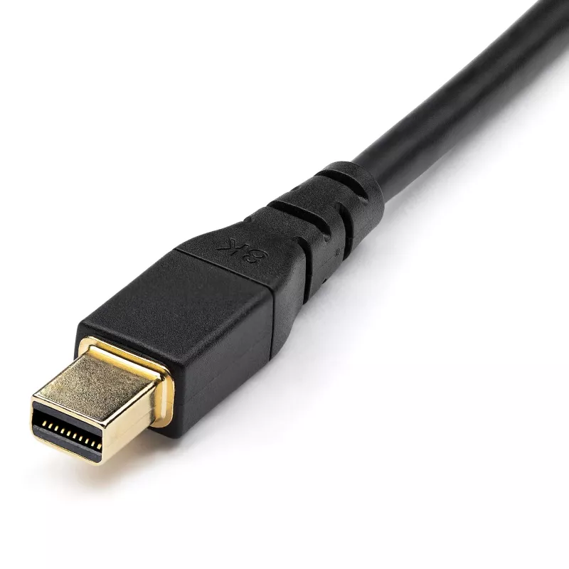 StarTech.com 1 m VESA sertifikuotas Mini DisplayPort į DisplayPort 1.4 laidas – 8K 60Hz HBR3 HDR – itin plonas (34 AWG) Ultra HD 4K 120Hz – monitoriaus/vaizdo laidas