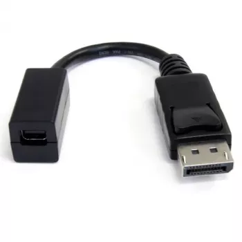 StarTech.com 6in (15 cm) DisplayPort į Mini DisplayPort laidas – 4K x 2K UHD vaizdas – DisplayPort kištukas į Mini DisplayPort lizdą adapteris – DP kompiuterio prie mDP 1.2 monitoriaus prailginimo laidas