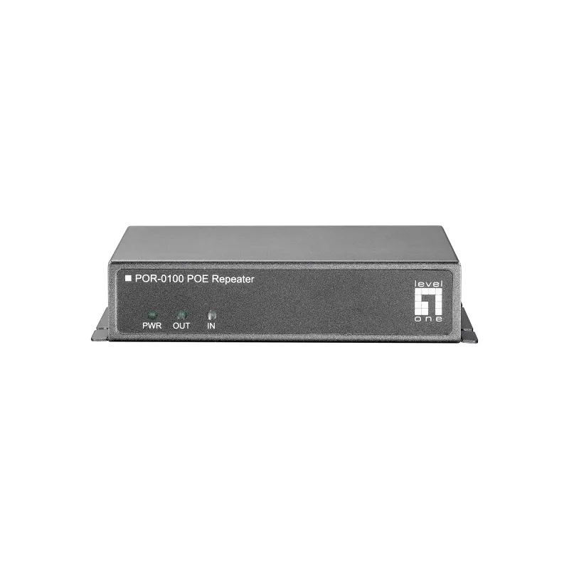 LevelOne PoE kartotuvas, kaskaduojamas, IEEE 802.3x, Full/Half dupleksas, LAN, Power, FCC, CE, 0–50 °C, 5–95 %