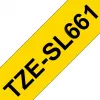 Brother TZe-SL661 lipni juostelė kabeliams žymėti 36 mm juoda ant geltonos