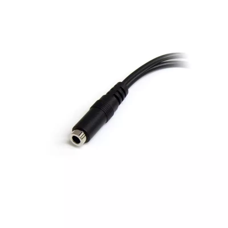 StarTech.com 3.5mm 4 pozicijų į 2x 3 pozicijų 3.5mm ausinių skirstytuvas - F/M