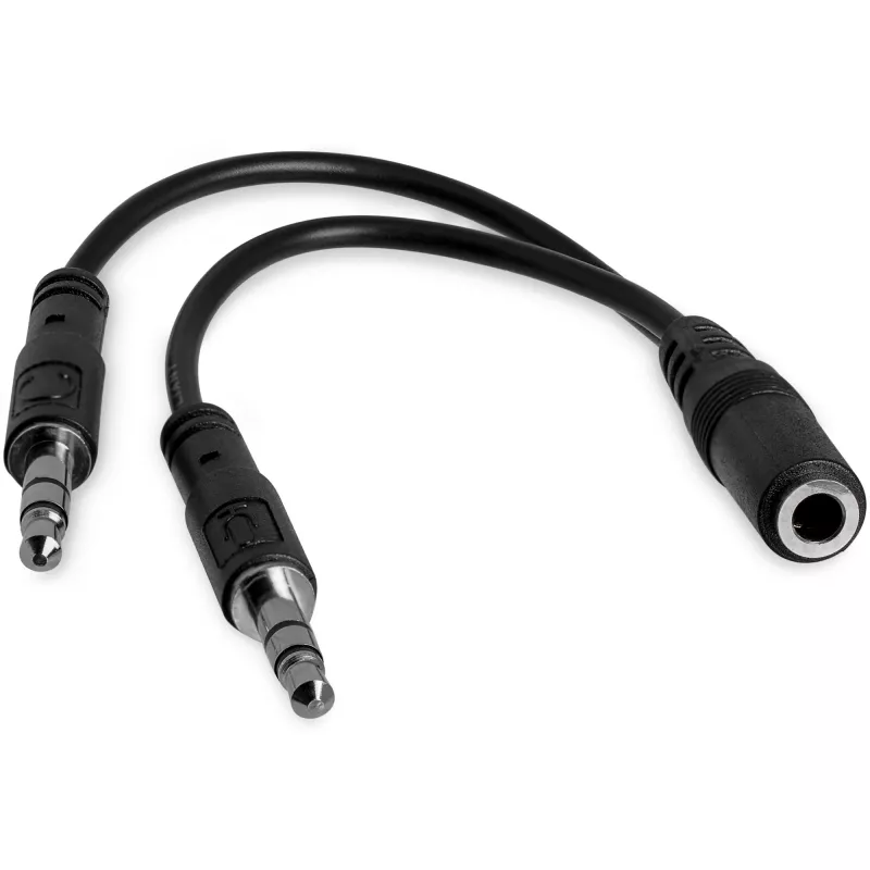 StarTech.com 3.5mm 4 pozicijų į 2x 3 pozicijų 3.5mm ausinių skirstytuvas - F/M